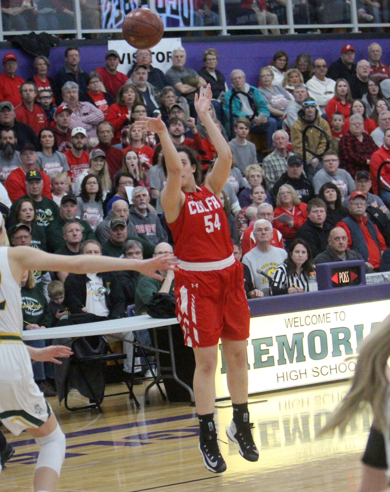 Colfax vs Melrose-Mindoro girls basketball 3-2-19